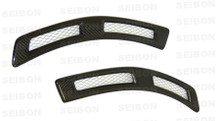 Seibon FD0809MITEVOX - 08-10 Mitsubishi Evo X Carbon Fiber Fender Ducts