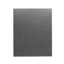 Seibon CFSHEET04 - Carbon, , Single-layer carbon fiber pressed sheet, 3k, 2x2 twill weave, matte finish, 15 3/4" x 19 1/2"/400mm x 500mm, 0016"/04mm thickness, machine pressed