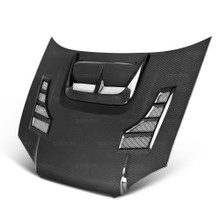 Seibon HD0405SBIMP-CW - 04-05 Subaru WRX/STi CW Carbon Fiber Hood
