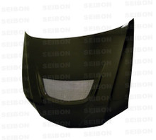 Seibon HD0305MITEVO8-OE - 03-07 Mitsubishi Evo 8 & 9 OEM Carbon Fiber Hood