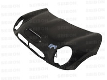 Seibon HD0204BMWMC-OE - Carbon, , OEM-style carbon fiber hood for 2002-2006 BMW Mini Cooper