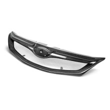 Seibon FG0809SBIMP-STI - 08-09 Subaru Impreza WRX/STI Carbon Fiber Front Grill