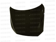 Seibon HD0809MITLAN-OE - 08-09 Mitsubishi Lancer OEM Carbon Fiber Hood