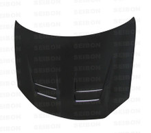 Seibon HD0607VWGTIB-DV - 06-08 VW GTi Shaved DV Style Carbon Fiber Hood
