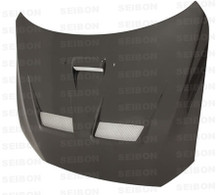 Seibon HD0809MITEVOX-CW - 08-12 Mitsubishi Evolution X CW-style Carbon Fiber Hood