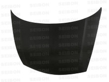 Seibon HD0607HDCV4DJ-OE - 06-08 Honda Civic 4 Door JDM / Acura CSX (FD1/2/3/5) OEM Carbon Fiber Hood