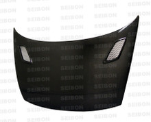 Seibon HD0607HDCV2D-MG - Carbon, , MG-style carbon fiber hood for 2006-2010 Honda Civic 2DR