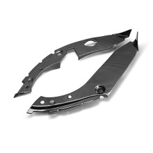 Seibon IWT17HDCVR - 17+ Honda Civic Type R Carbon Fiber Under Hood Inner Wing Trims
