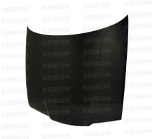 Seibon HD9298BMWE364D-OE - 92-98 BMW 3 Series 4dr (E36) OEM Carbon Fiber Hood
