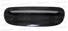 Seibon HDS0206BMWMC-OE - Carbon, , Carbon fiber hood scoop for 2002-2006 BMW Mini Cooper