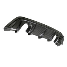Seibon RD16FDFO-OE - 15-16 Ford Focus OE-Style Carbon Fiber Rear Bumper Lip
