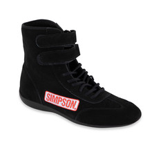 Simpson Safety 28110BK - Simpson Racing Hightop Shoes