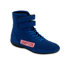 Simpson Safety 28100BL - Simpson Racing Hightop Shoes