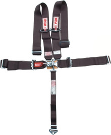Simpson Safety 29064BKH - Simpson Racing  Latch and Link Lap Wrap-Around 5-Point Pull-Down Harness
