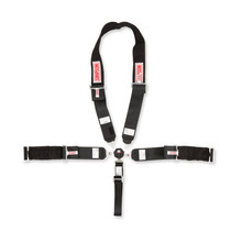 Simpson Safety 29116KT - Simpson  ROTCL DRAG RACE 5Wrap-AroundY Black Nomex