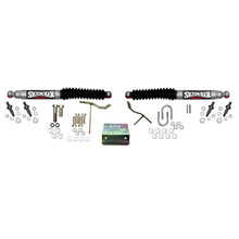 Skyjacker 9239 - Steering Stabilizer Dual Kit Silver w/Black Boots 09-10 Dodge Ram 2500/3500 11-12 Ram 2500/3500