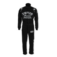 Simpson Safety CK02321 - Checkers Suit Black - LG