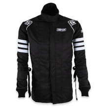 Simpson Safety C402114 - Classic SFI 5 Jacket w/ arm restraint Black - SM