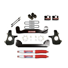 Skyjacker C14460APK-N - Suspension Lift Kit 14-17 Silverado/Sierra 1500 w/Shock Nitro Shocks 4 Inch Lift Incl. Knuckles Crossmembers Blocks
