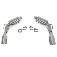 SLP 31212 - 2010-2015 Chevrolet Camaro 6.2L LoudMouth II Axle-Back Exhaust w/ 4in Tips