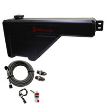 Snow Performance SNO-40015-BRD - Water Tank Upgrade 10gal (w/Braided SS Line/Brackets/Solenoid/4AN Fittings)