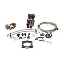 Snow Performance SNO-2132-BRD-T - 11-17 Mustang Stg 2 Boost Cooler F/I Water Inj. Kit (SS Brded Line/4AN Fittings) w/