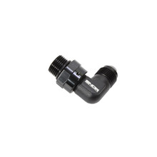 Snow Performance SNF-60889 - Snow -8 ORB to -8AN 90 Degree Swivel Fitting (Black)
