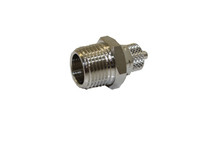 Snow Performance SNO-82081R - 3/8in NPT - 1/4 Quick Connect Straight Res Fitting