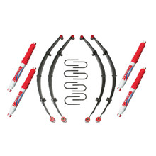 Skyjacker J21BKH - Sport Lift Kit 2.5 Inch Lift incl. Front/Rear Leaf Springs Front/Rear Leaf Spring Bushings/Sleeves Front/Rear U Bolts Front/Rear Hydro 7000 Shocks 76-83 Jeep CJ5 76-86 Jeep CJ7 81-85 Jeep Scrambler