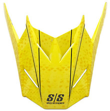 Speed and Strength 874958 - SS2400 Lunatic Fringe Visor - Yellow/Black