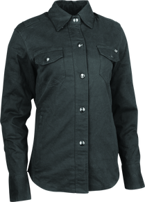 Speed and Strength 880433 - Speed Society Armored Moto Shirt Black Womens - XL