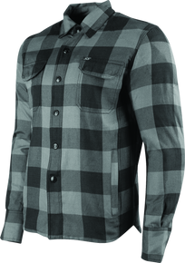 Speed and Strength 889732 - True Grit Armored Moto Shirt Grey - Medium