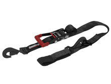 SpeedStrap 27011 - 2 Inch x 10' Ratchet Tie Down w/ Twisted Snap Hooks and Axle Strap Combo Black