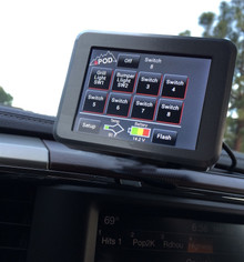 sPOD 8-700-TS-TJ - TJ Swicth Panel 8 Circuit Source SE W/Touchscreen 97-06 Wrangler TJ