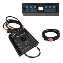 sPOD 873140 - SourceLT w/ Genesis Adapter and Blue LED Switch Panel for JK 2009-2018