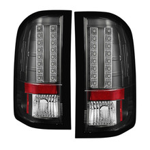 Spyder 5001771 - Chevy Silverado 07-13 LED Tail Lights Blk ALT-YD-CS07-LED-BK