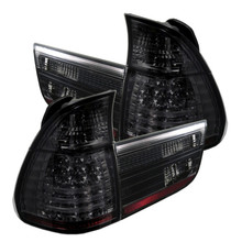 Spyder 5000828 - BMW E53 X5 00-06 4PCS LED Tail Lights Smoke ALT-YD-BE5300-LED-SM