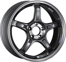 SSR XC18750+4805CGM - GTX03 18x7.5 5x100 48mm Offset Black Graphite Wheel