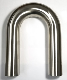 Stainless Bros 601-05096-1150 - 2.0in Diameter 1.5D / 3in CLR 180 Degree Bend 6in Leg / 6in Leg Mandrel Bend