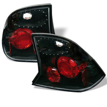 Spyder 5003072 - Ford Focus 00-04 4Dr Euro Style Tail Lights Black ALT-YD-FF00-4D-BK