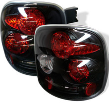 Spyder 5002105 - Chevy Silverado Stepside 99-04 Euro Style Tail Lights Black ALT-YD-CS99STS-BK