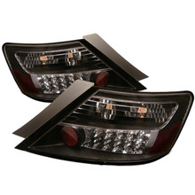 Spyder 5004499 - Honda Civic 06-08 2Dr LED Tail Lights Black ALT-YD-HC06-2D-LED-BK