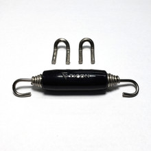 Stainless Bros 608-00211-1101 - Spring Tab Kit - Single SS304 (1 Spring 2 Hook and 1 Black Silicone Sleeve)