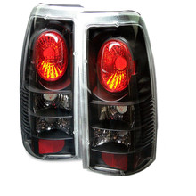 Spyder 5001986 - Chevy Silverado 1500/2500 99-02 (Not Stepside) Euro Style Tail Lights Blk ALT-YD-CS99-BK