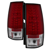 Spyder 5002150 - Chevy Suburban/GMC Yukon/Yukon Denali 07-14 LED Tail Lights Red Clear ALT-YD-CSUB07-LED-RC