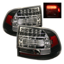 Spyder 5007063 - Porsche Cayenne 03-07 LED Tail Lights Black ALT-YD-PCAY03-LED-BK