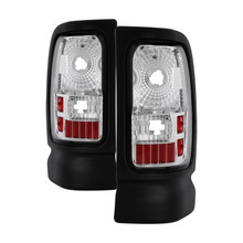 Spyder 5012760 - Xtune Dodge Ram 1500/2500/3500 94-01 Euro Style Tail Lights Chrome ALT-ON-DRAM94-C