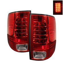 Spyder 5017567 - Dodge Ram 1500 09-14 LED Tail Lights Incandescen- Red Clear ALT-YD-DRAM09-LED-RC