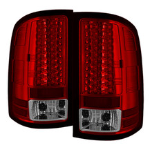 Spyder 5014955 - GMC Sierra 07-13 (Not 3500 Dually 4 Rear Wheels)LED Tail Lights Red Clear ALT-YD-GS07-LED-RC