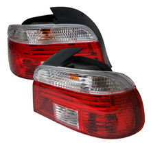 Spyder 5020574 - Xtune Bmw E39 5-Series 97-00 Tail Light Red Clear ALT-CI-BE3997-RC